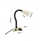 Светильник настольный на прищепке HT-901BG