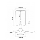 Светильник настольный HT-908WMG