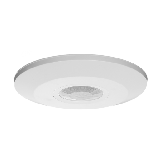 Датчик движения потолочный, DDP-04 Ultra Slim, 360°, белый, duwi.