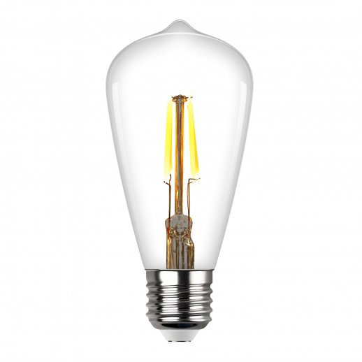 Лампа FILAMENT VINTAGE ST64 E27 5W, 2700K, DECO Premium, теплый свет
