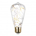 Лампа сд VINTAGE Copper Wire ST64 E27, 2700K, DECO Premium, теплый свет