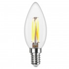 Лампа сд FILAMENT свеча С37 E14 7W, 2700K, DECO Premium, теплый свет, REV