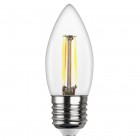 Лампа сд FILAMENT свеча C37 E27 5W, 4000K, DECO Premium, нейтральный свет