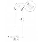 Торшер (светильник напольный) HT-158W