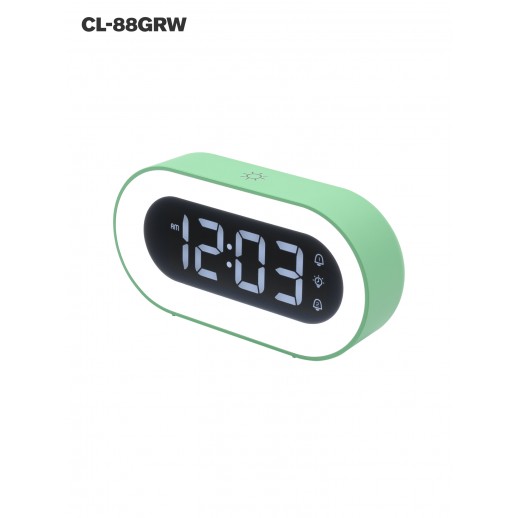 Часы электронные с аккумулятором CL-88GRW
