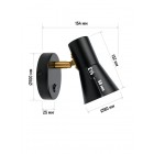 Светильник настенный HT-988SBB